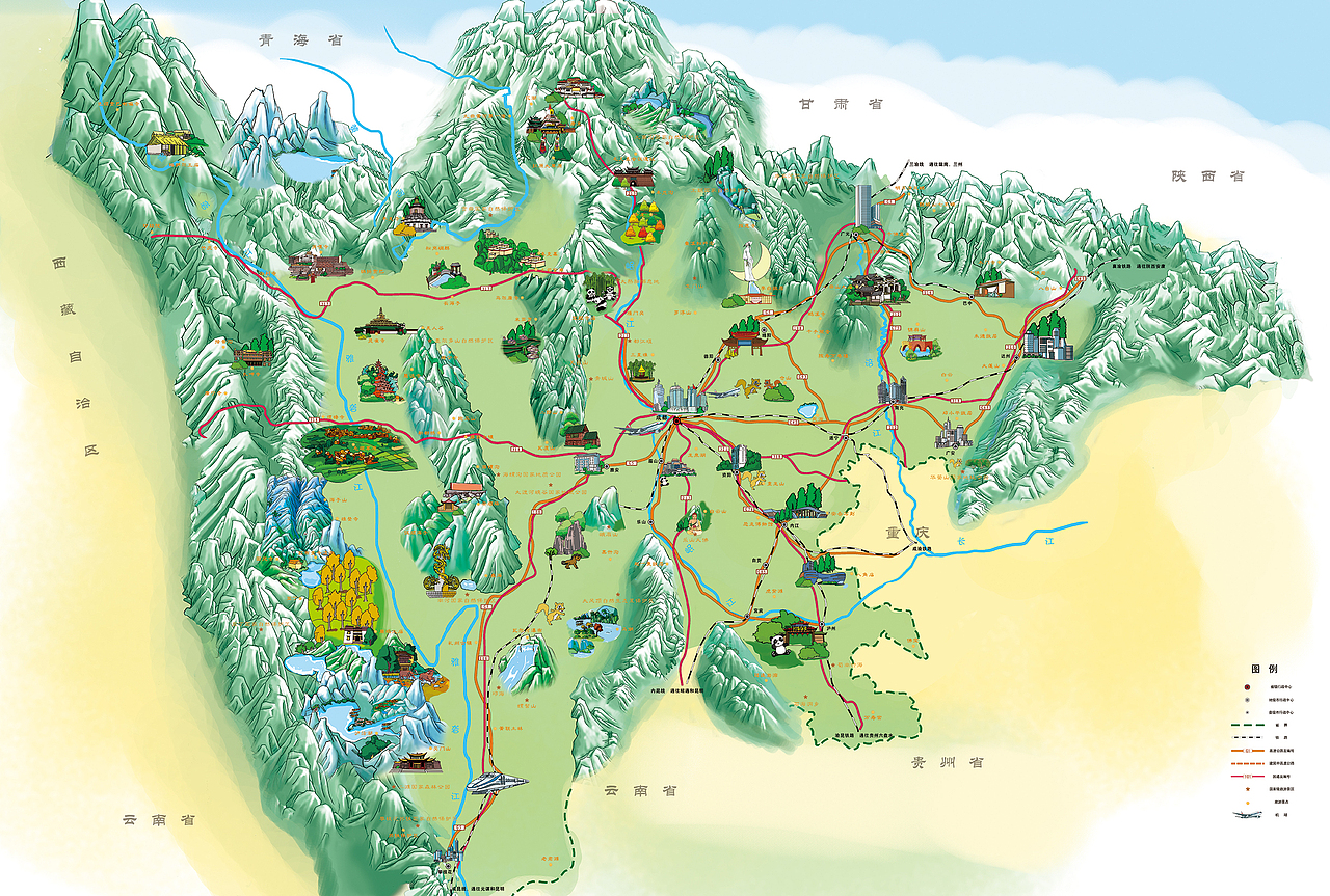 蜀韵新篇，四川历史文化与现代发展的和谐交融